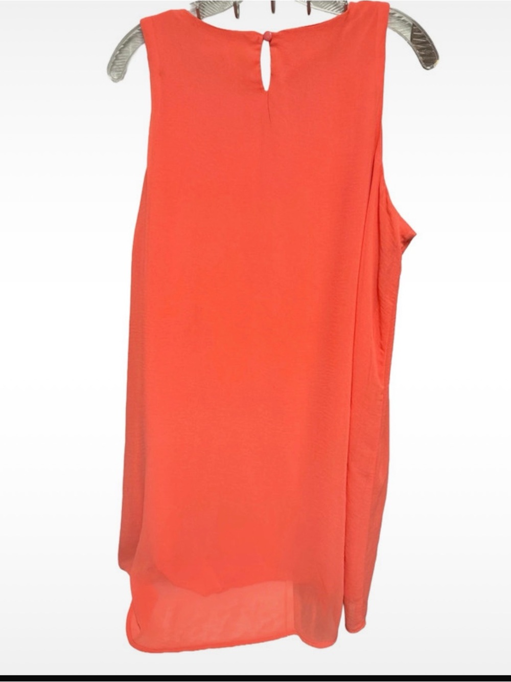 Tacera Women's 2X Orangish Sleeveless
Dress